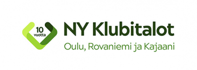 Teksti NY Klubitalot - klubitalot 10 vuotta -logo.