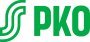 Vihreä S-ryhmän tunnus ja teksti PKO.