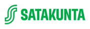 Satakunnan osuuskaupan logo, tyylitelty S-kirjaian ja teksti Satakunta vihreällä.