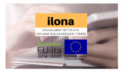 Ilona-hankkeen, ESR ja Vipuvoimaa EU:lta -logot.