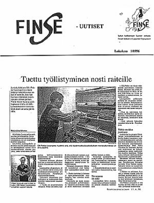 Tuettu työllistyminen nosti raiteilleen (Keski-Suomalainen 1996)